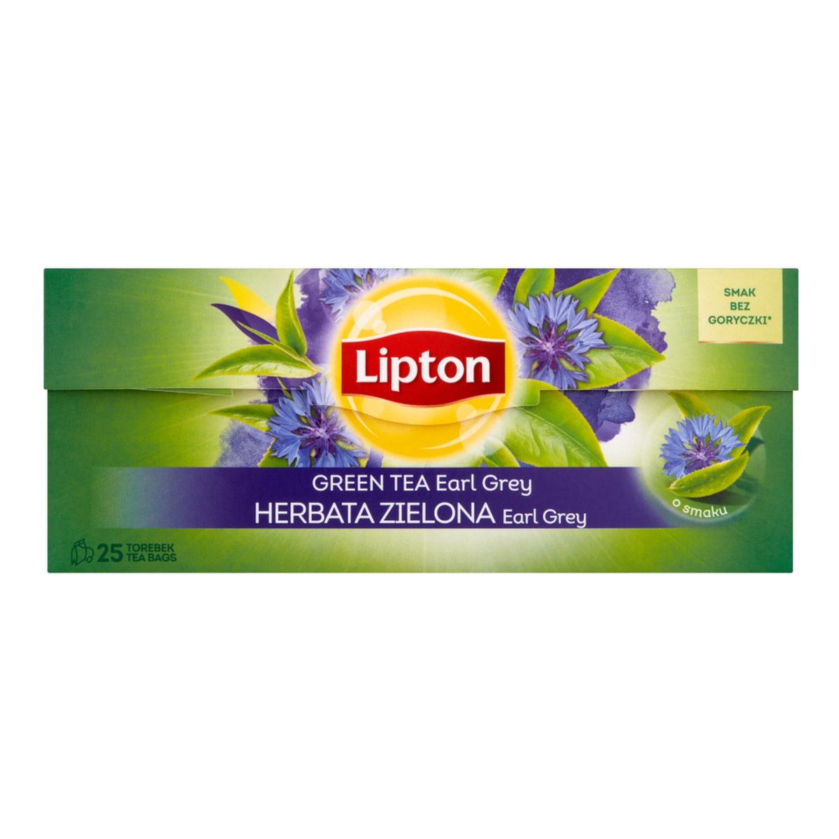 Lipton Green Tea herbata zielona Earl Grey 25 torebek 40g