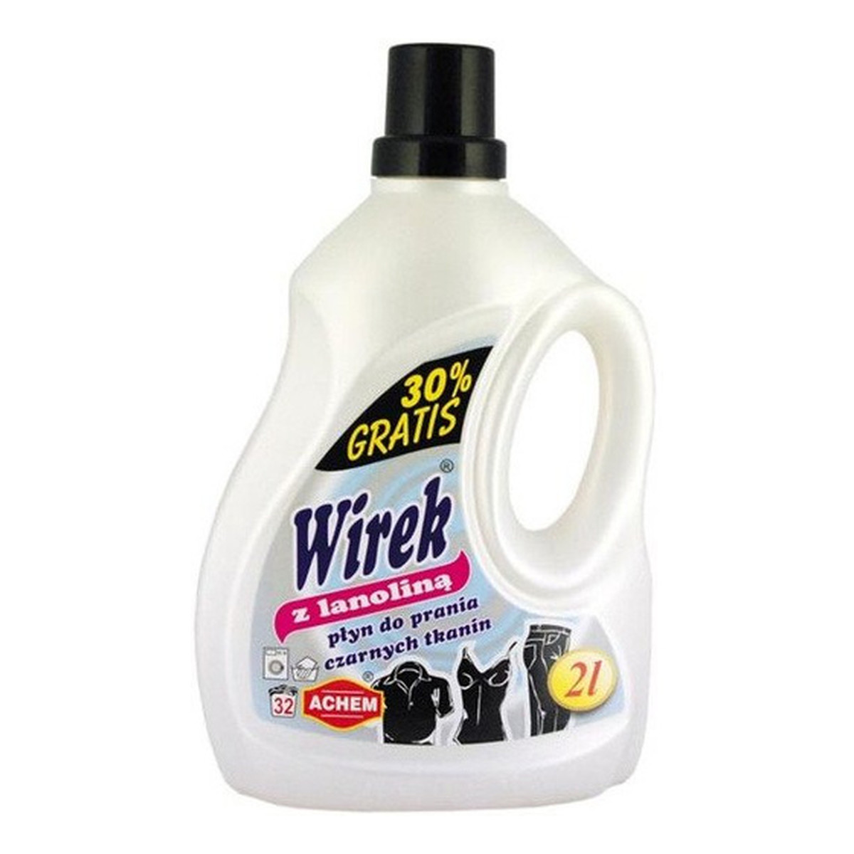 Achem Wirek Płyn do prania czarnych tkanin 2l