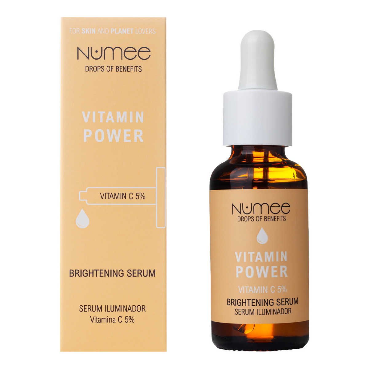 Numee Drops of benefits vitamin power serum rozświetlające witamina c 5% 30ml