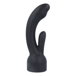 Rabbit doxy attachment nakładka na wibrator różdżkowy w formie króliczka black