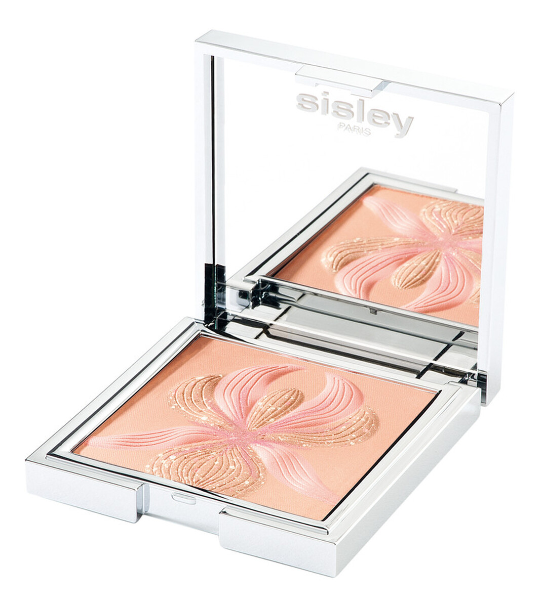 L'orchidee highlighter blush with white liliy rozświetlający róż do policzków