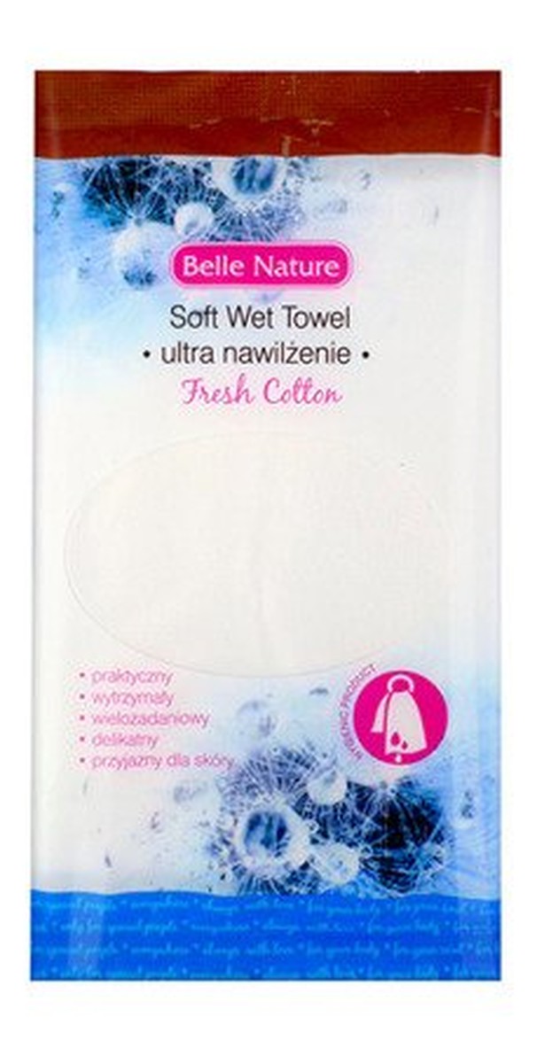 Kosmetyczny Mokry Ręcznik Z Mikrofibry Ultra Nawilżanie O Zapachu Świeżej Bawełny