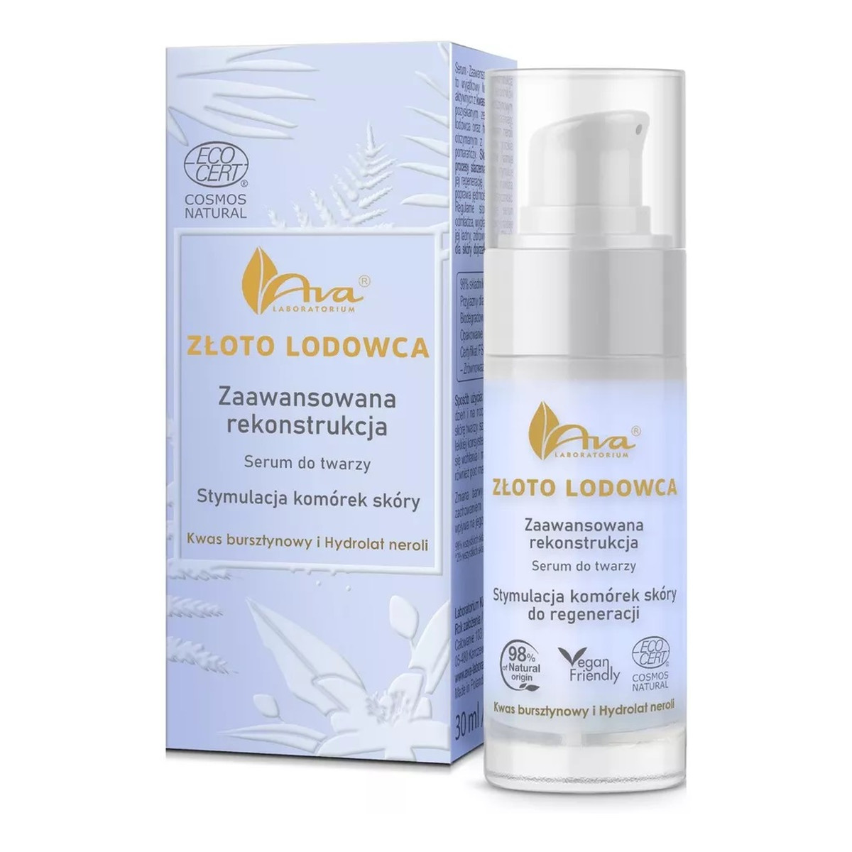 Ava Laboratorium Złoto lodowca serum do twarzy 30ml