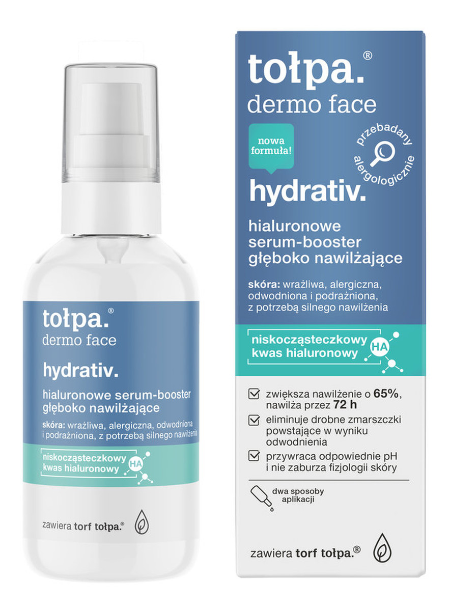 głęboko nawilżające serum-booster do twarzy