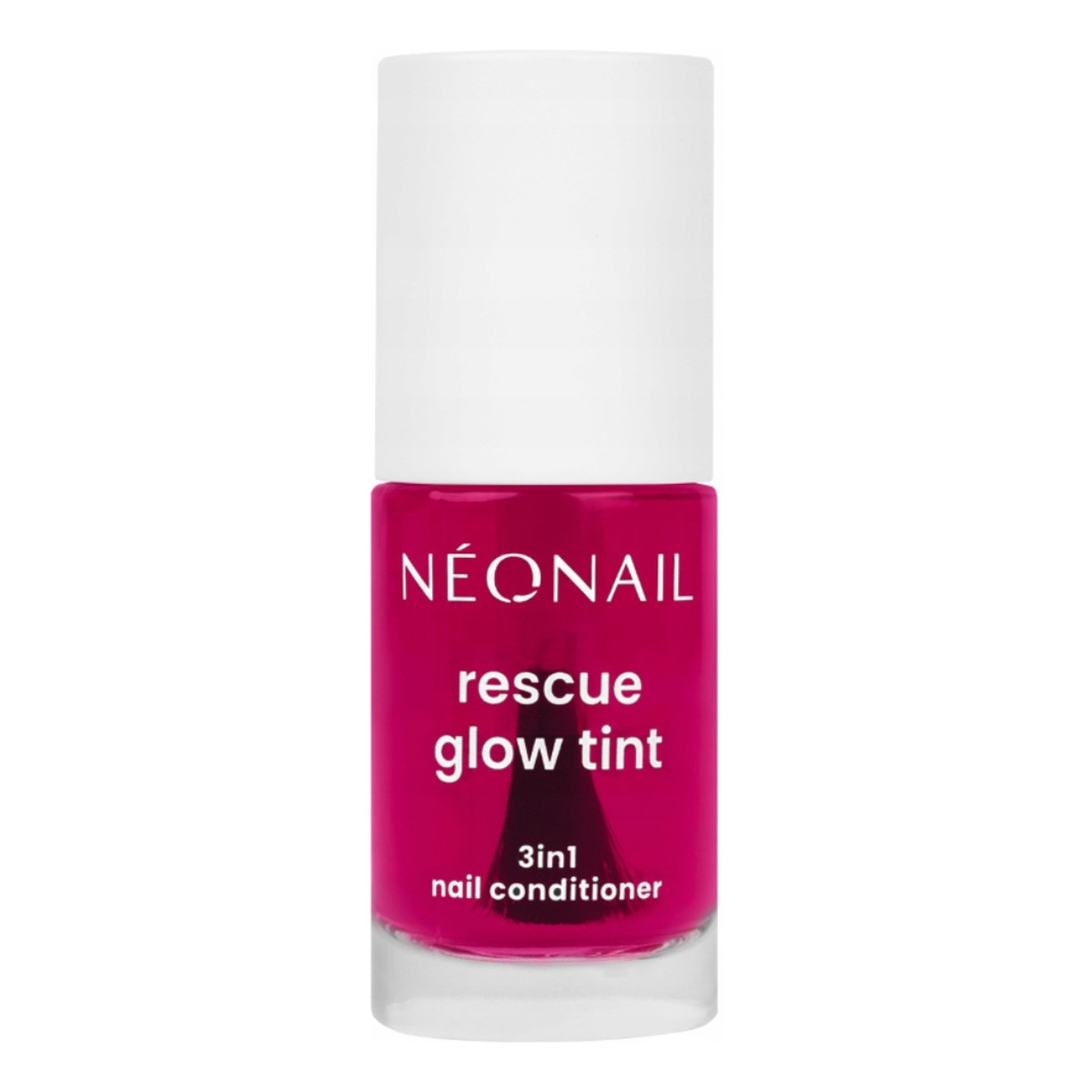 NeoNail Rescue Glow Tint regenerująca odżywka do paznokci Glazed Raspberry 7.2ml
