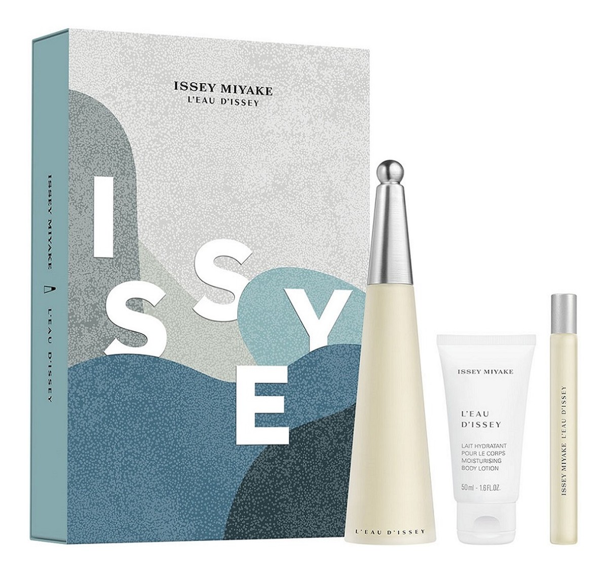 Zestaw woda toaletowa spray 100ml + woda toaletowa spray 10ml + balsam do ciała 50ml