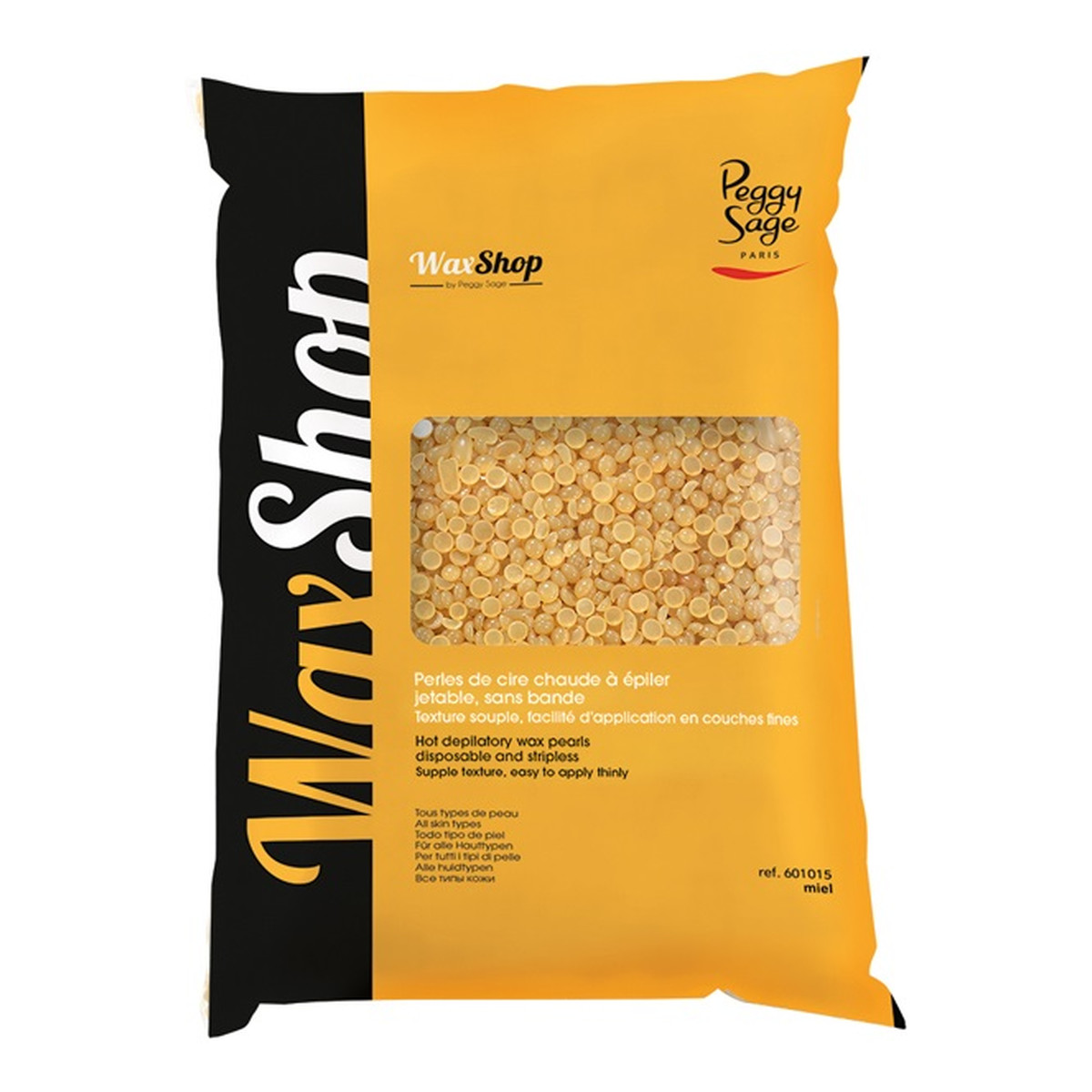 Peggy Sage Wax Shop perełki wosku do depilacji na gorąco Miodowe 800g
