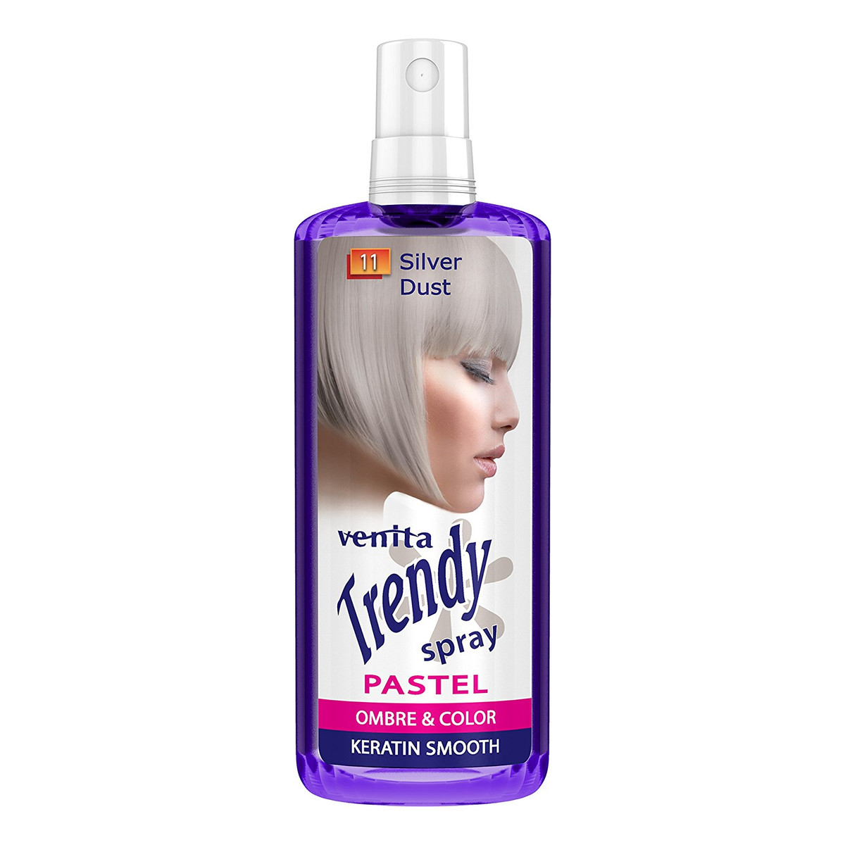 Venita TRENDY PASTEL Spray koloryzujący do włosów Silver Dust (11) 200ml