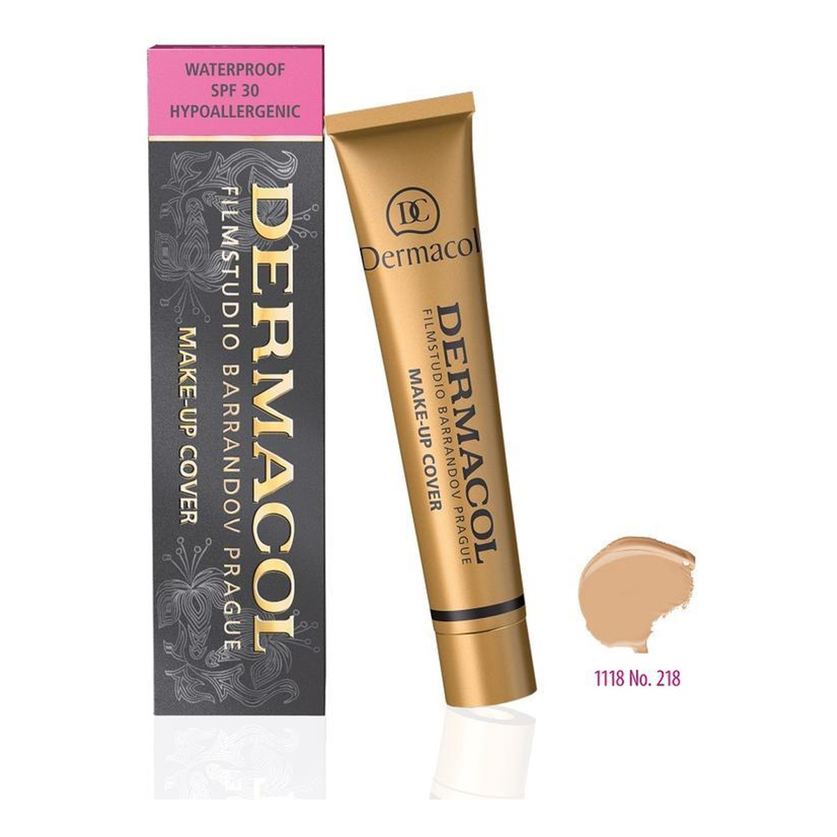 Dermacol Make-up Cover Wodoodporny Podkład Ekstremalnie Kryjący z SPF 30 (218) 30ml