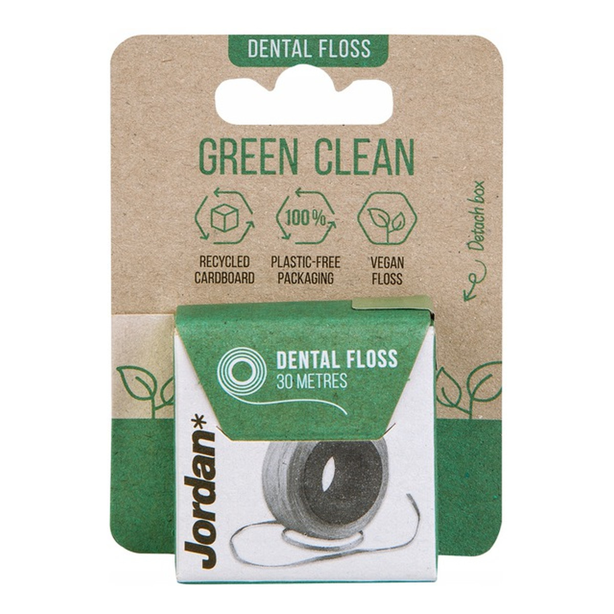 Jordan Green clean dental floss eko nić dentystyczna 30m