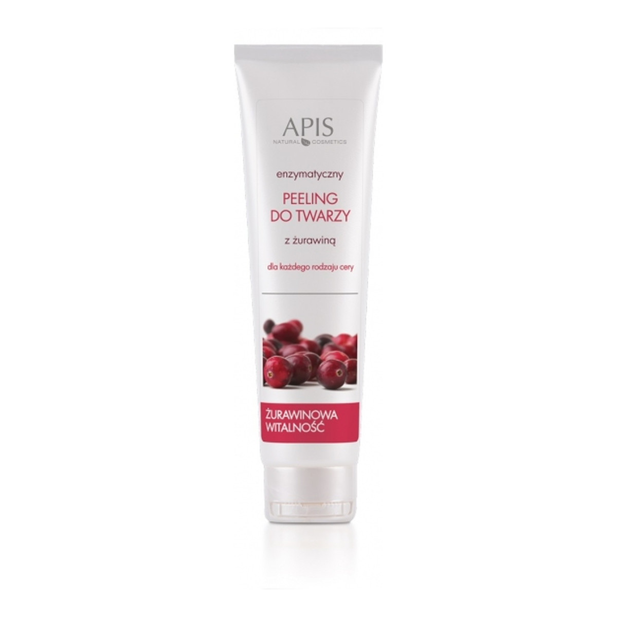 Apis Żurawinowa Witalność Enzymatyczny Peeling Do Twarzy z Żurawiną 100ml