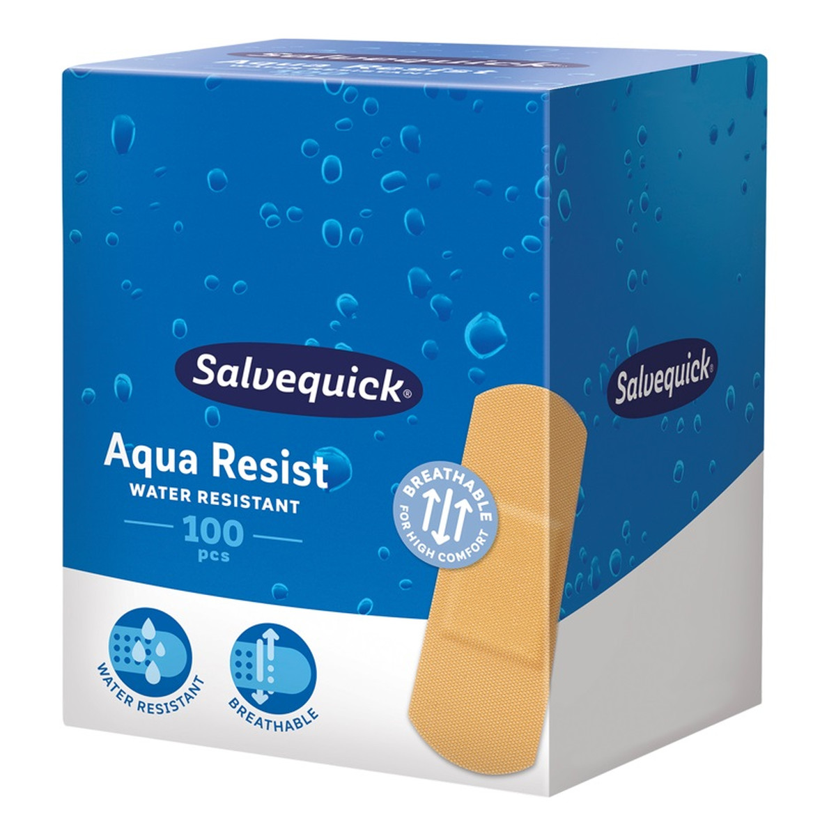 Salvequick Aqua Resist Wodoodporne plastry rozmiar M 100szt.