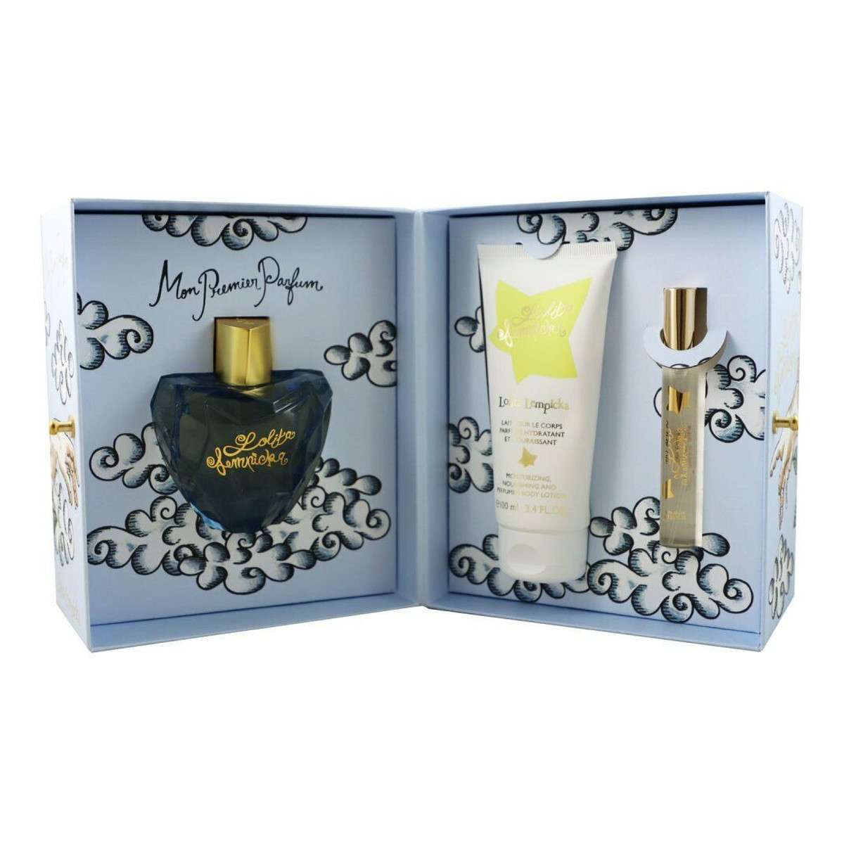 Lolita Lempicka Mon Premier Parfum Zestaw woda perfumowana spray 100ml + miniatura wody perfumowanej 7.5ml + balsam do ciała 100ml