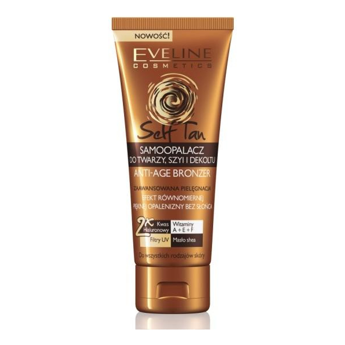 Eveline Self Tan Samoopalacz Do Twarzy, Szyi i Dekoltu 75ml