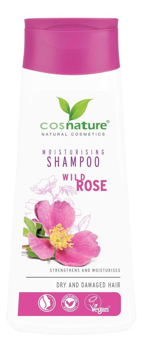 Naturalny odżywczy szampon z dziką różą