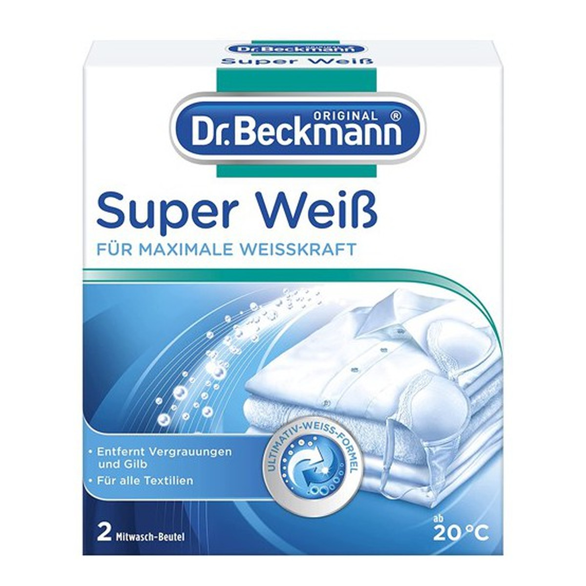 Dr Beckmann Wybielacz 2x40g Super Biel 40g