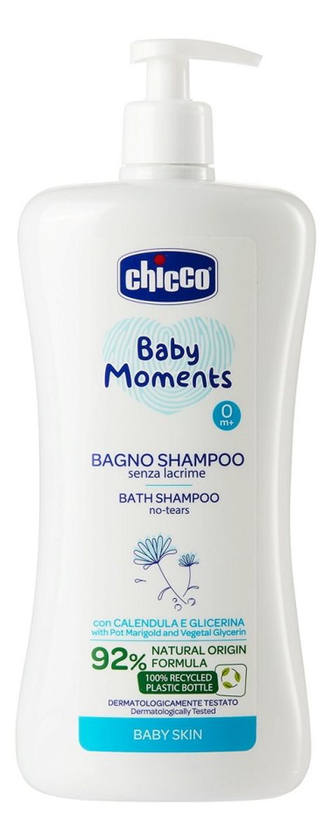 Baby moments szampon do mycia ciała i włosów 0m+