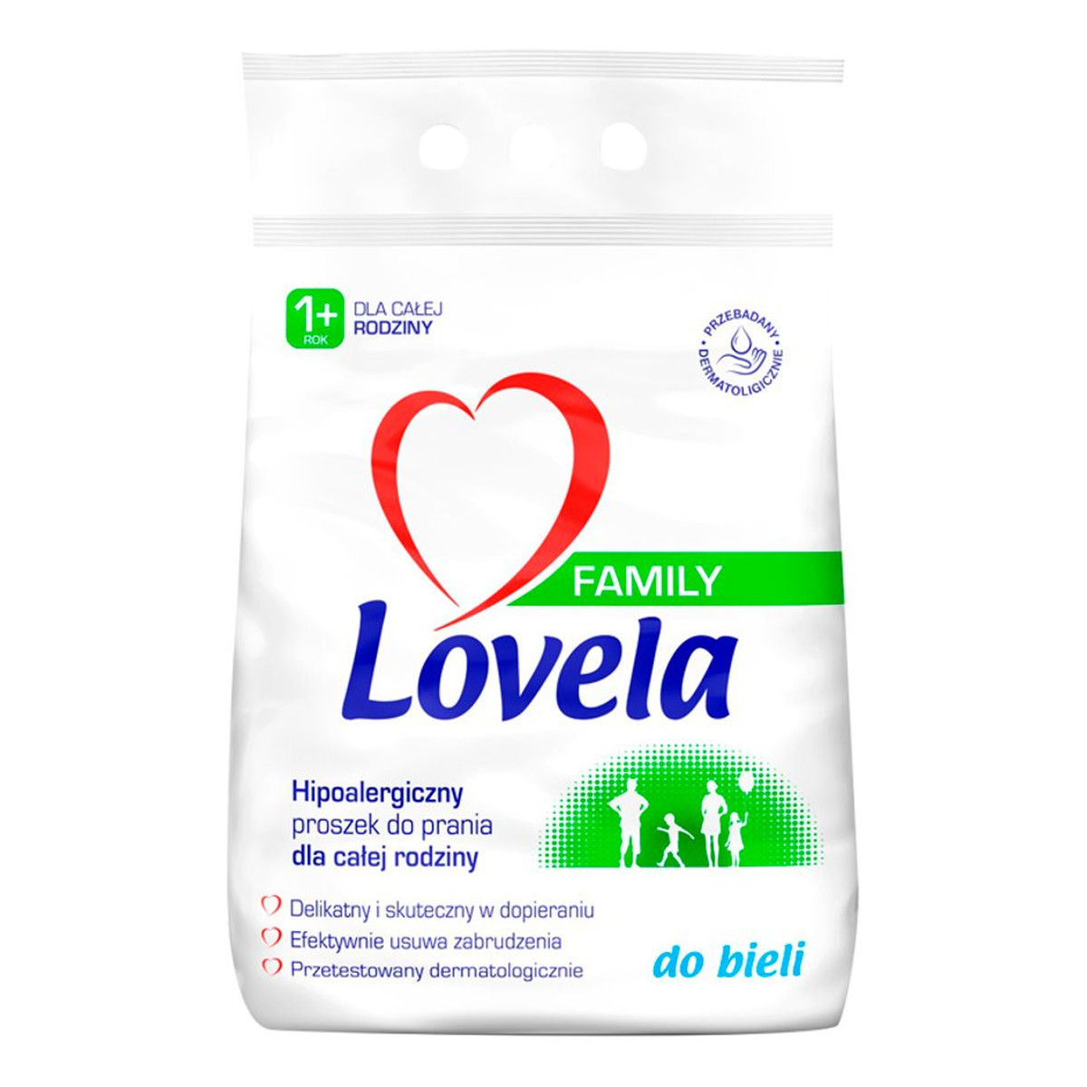 Lovela Family hipoalergiczny proszek do prania bieli 2.1kg 2100g