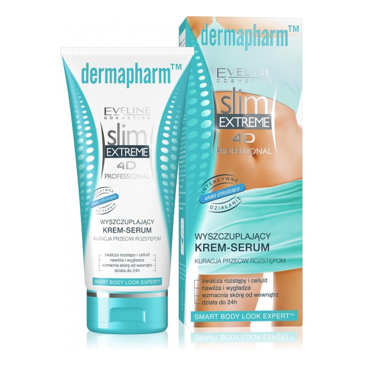 Eveline Slim Extreme 4D Dermapharm Wyszczuplający Krem-Serum 200ml