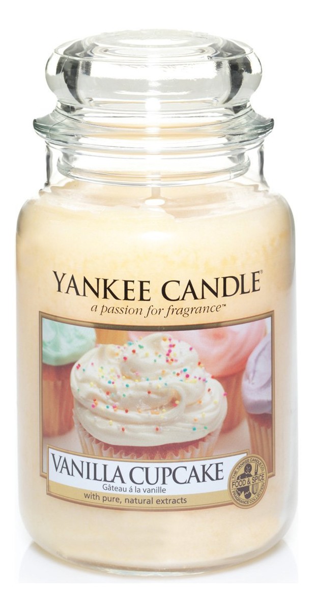 duża świeczka zapachowa Vanilla Cupcake