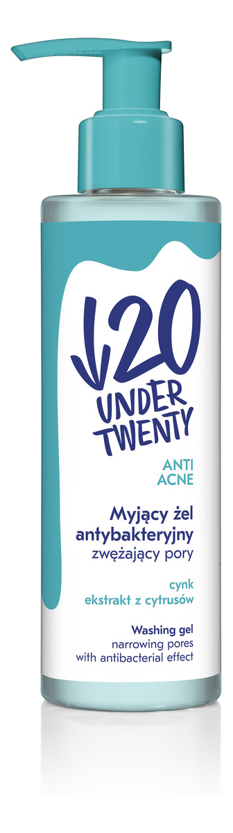 Myjący żel antybakteryjny zwężający pory