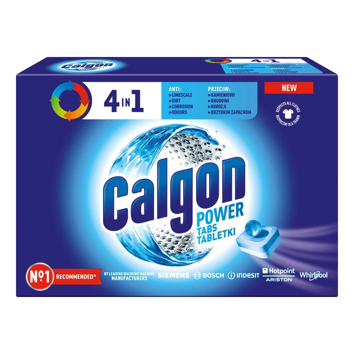 Calgon tabletki do prania zmiękczające wodę 30szt