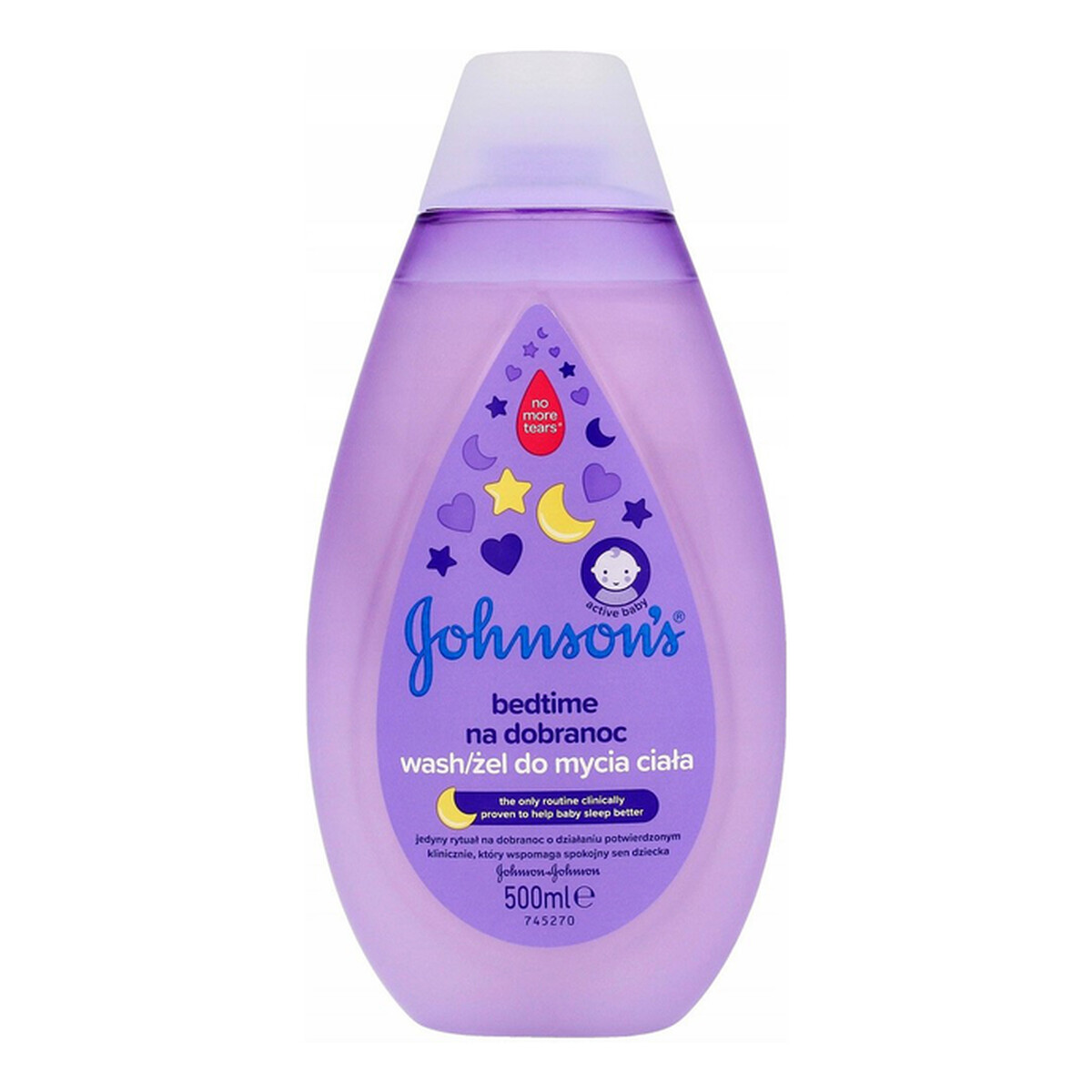 Johnson & Johnson Baby Bedtime Żel do mycia ciała dla dzieci na dobranoc 500ml