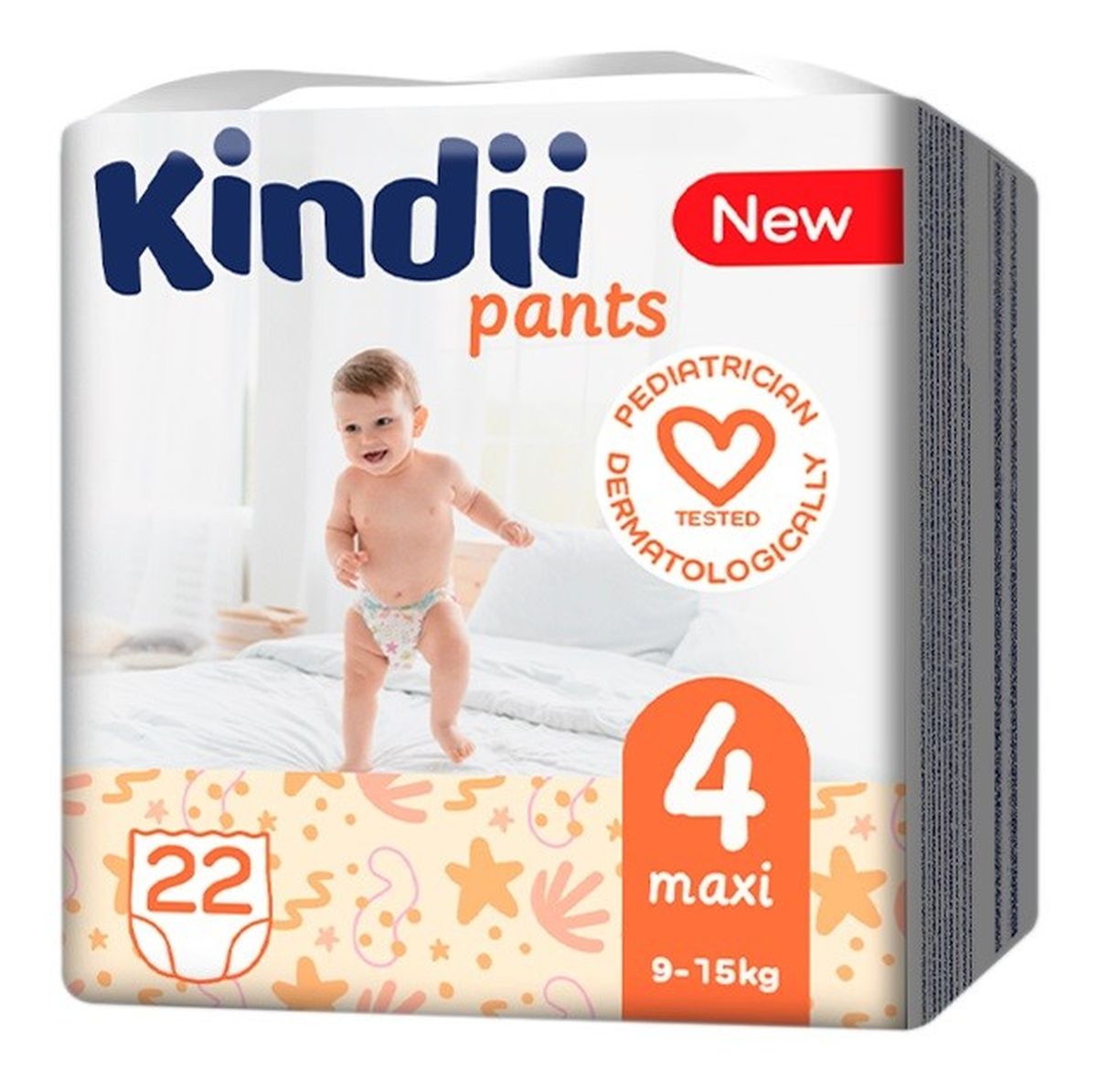 Kindi pielucho-majtki maxi rozmiar 4 (9-15 kg) 22 sztuki