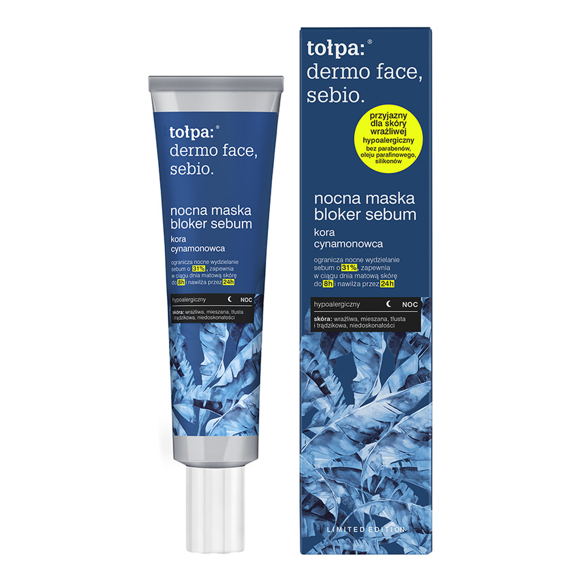Tołpa Dermo Face sebio nocny bloker sebum do twarzy 40ml
