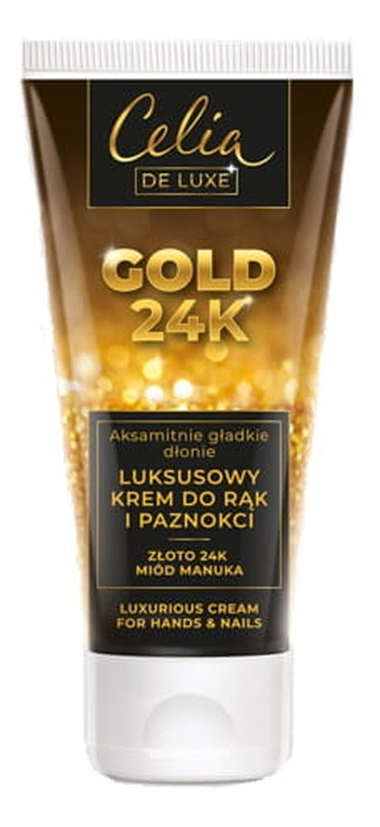 Luksusowy Krem Do Rąk I Paznokci Gold 24K