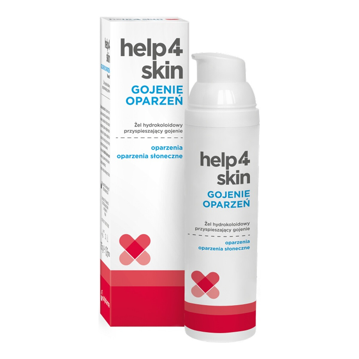Help4Skin Gojenie Oparzeń Żel hydrokoloidowy przyspieszający gojenie oparzeń 75g