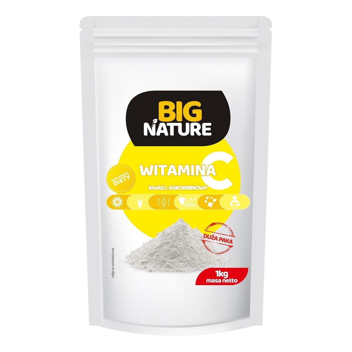 Big Nature Witamina c kwas l-askorbinowy suplement diety 1kg