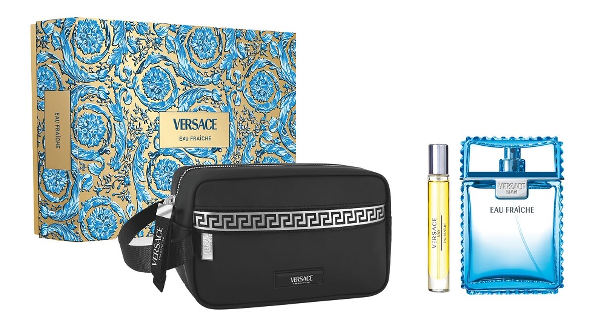 Zestaw woda toaletowa spray 100ml + woda toaletowa spray 10ml + kosmetyczka