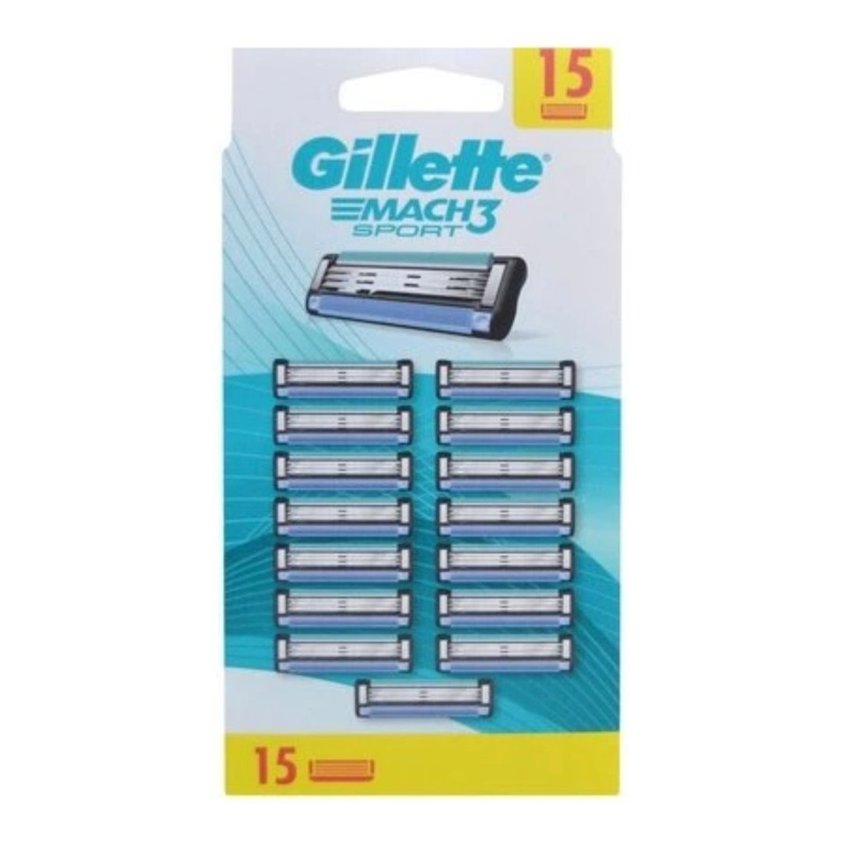 Gillette Mach 3 Start Ostrza Nożyki Wkłady do maszynki 15szt.