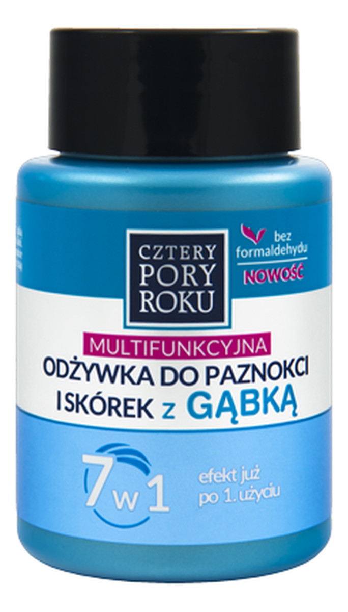 Multifunkcyjna Odżywka Do Paznokci i Skórek 7w1 Z Gąbką
