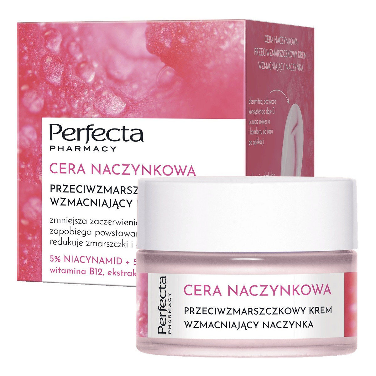 Perfecta Pharmacy Cera Naczynkowa Przeciwzmarszczkowy Krem wzmacniający naczynka 50ml