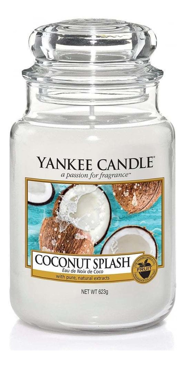 duża świeczka zapachowa Coconut Splash