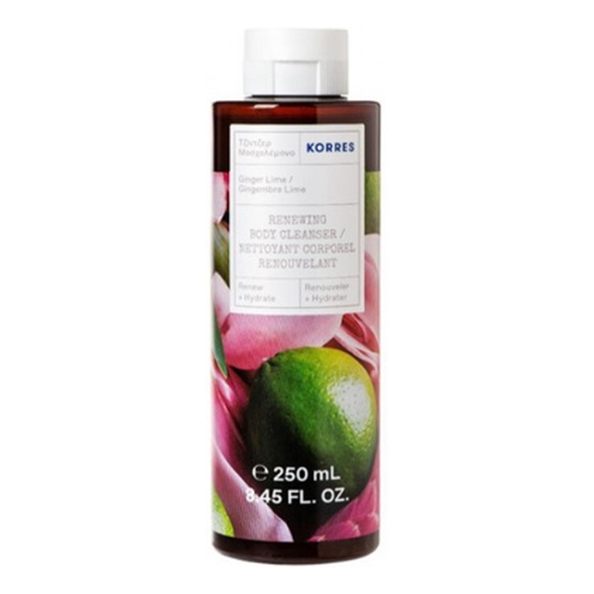 Korres Ginger Lime Renewing Body Cleanser rewitalizujący Żel do mycia ciała 250ml