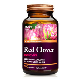 Red clover extract czerwona koniczyna 500mg suplement diety 100 kapsułek