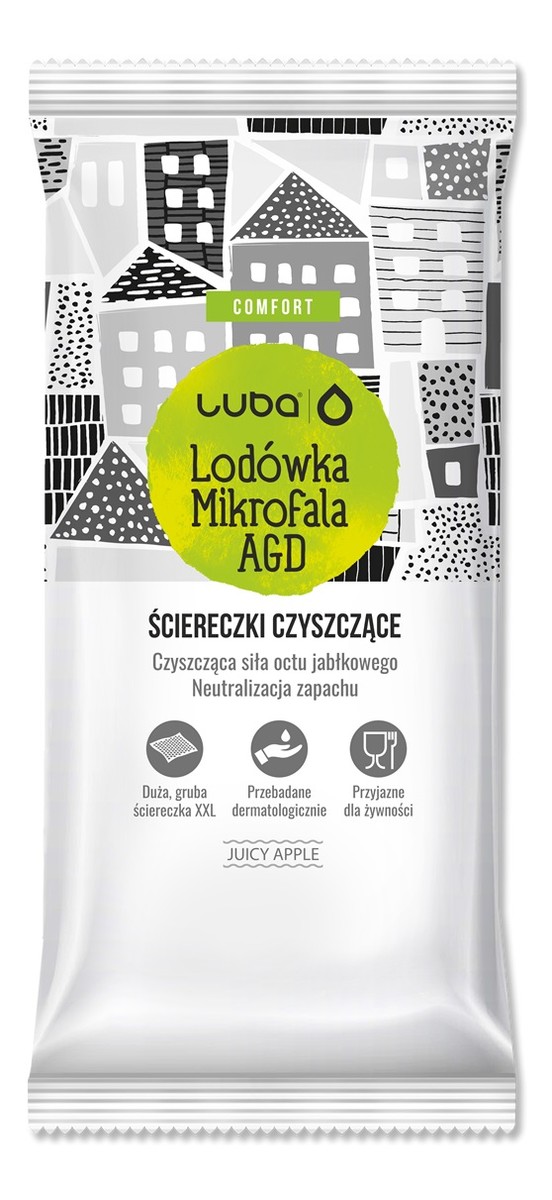 Comfort ściereczki czyszczące nawilżane do lodówki mikrofalówki i sprzętu agd 32szt