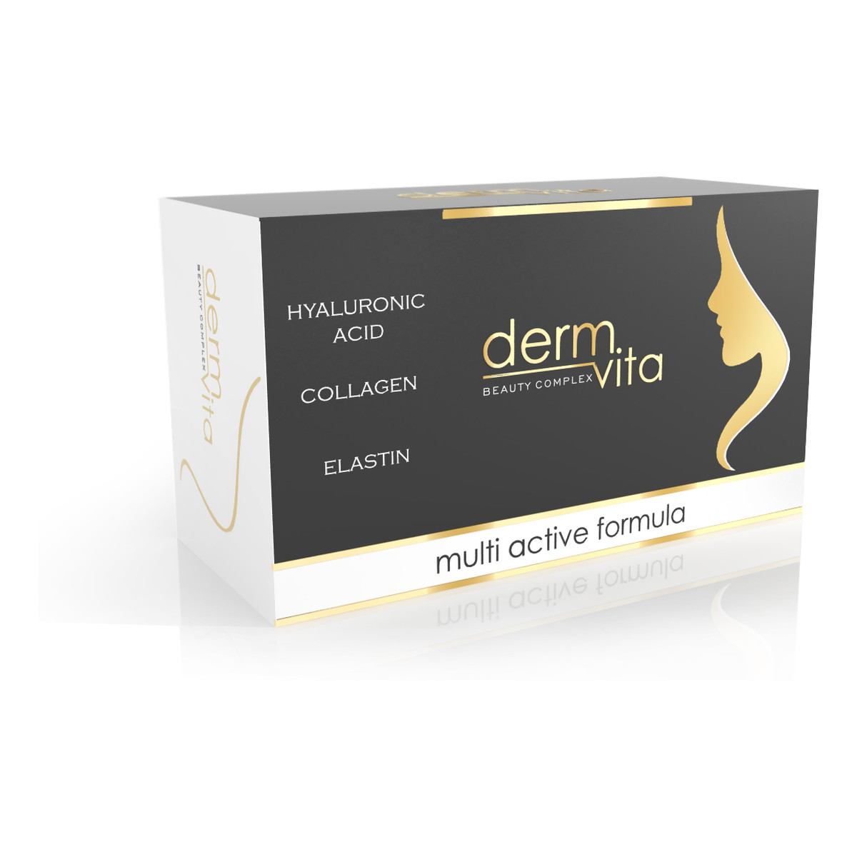 DermVita Multi Active Formula Beauty Complex Multiaktywne Serum w Ampułkach Do Twarzy, Szyi i Dekoltu 36ml