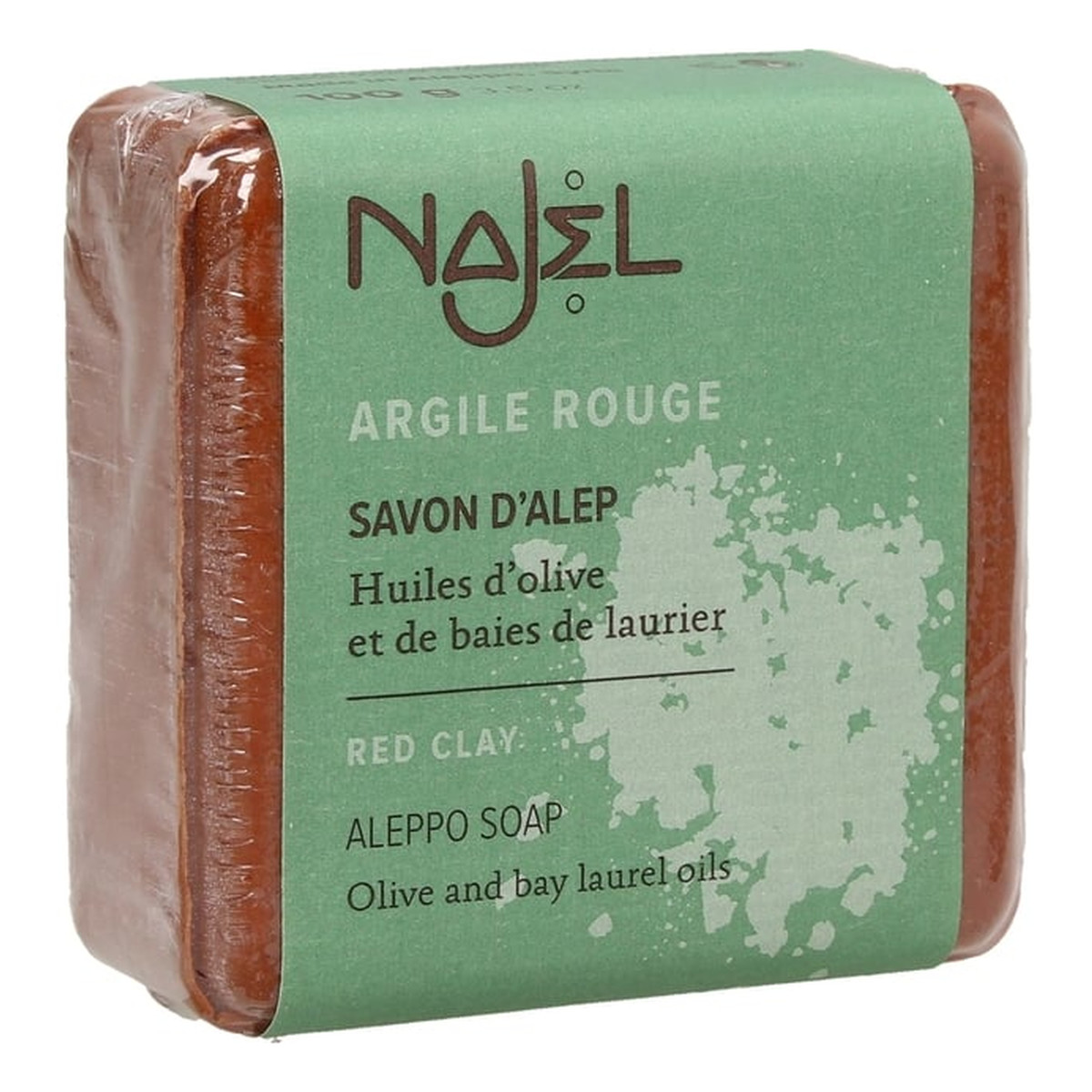 Najel Aleppo Mydło Aleppo z Czerwona Glinką 100ml