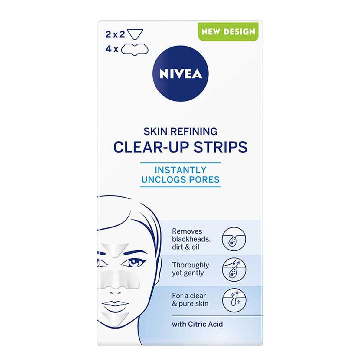 Nivea Skin Refining Clear-Up Strips plastry oczyszczające przeciw zaskórnikom 6szt