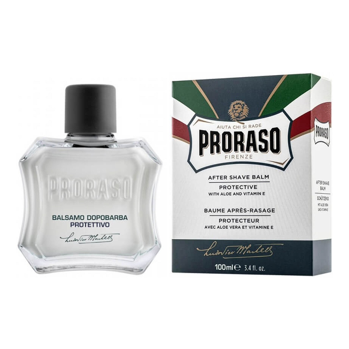 Proraso Crema Liquida Dopobarba ochronny balsam po goleniu z aloesem i witaminą E 100ml