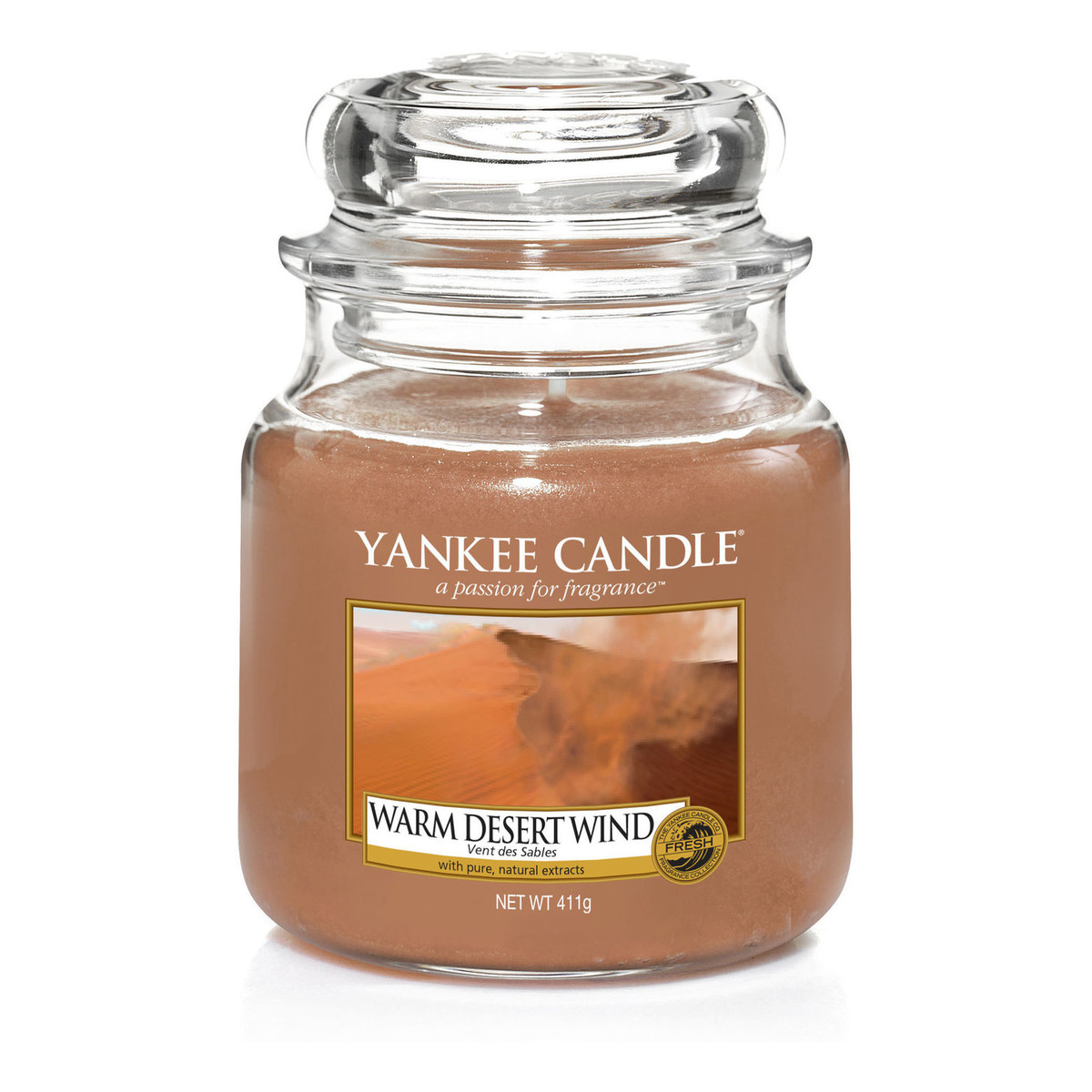 Yankee Candle Med Jar średnia świeczka zapachowa Warm Desert Wind 411g