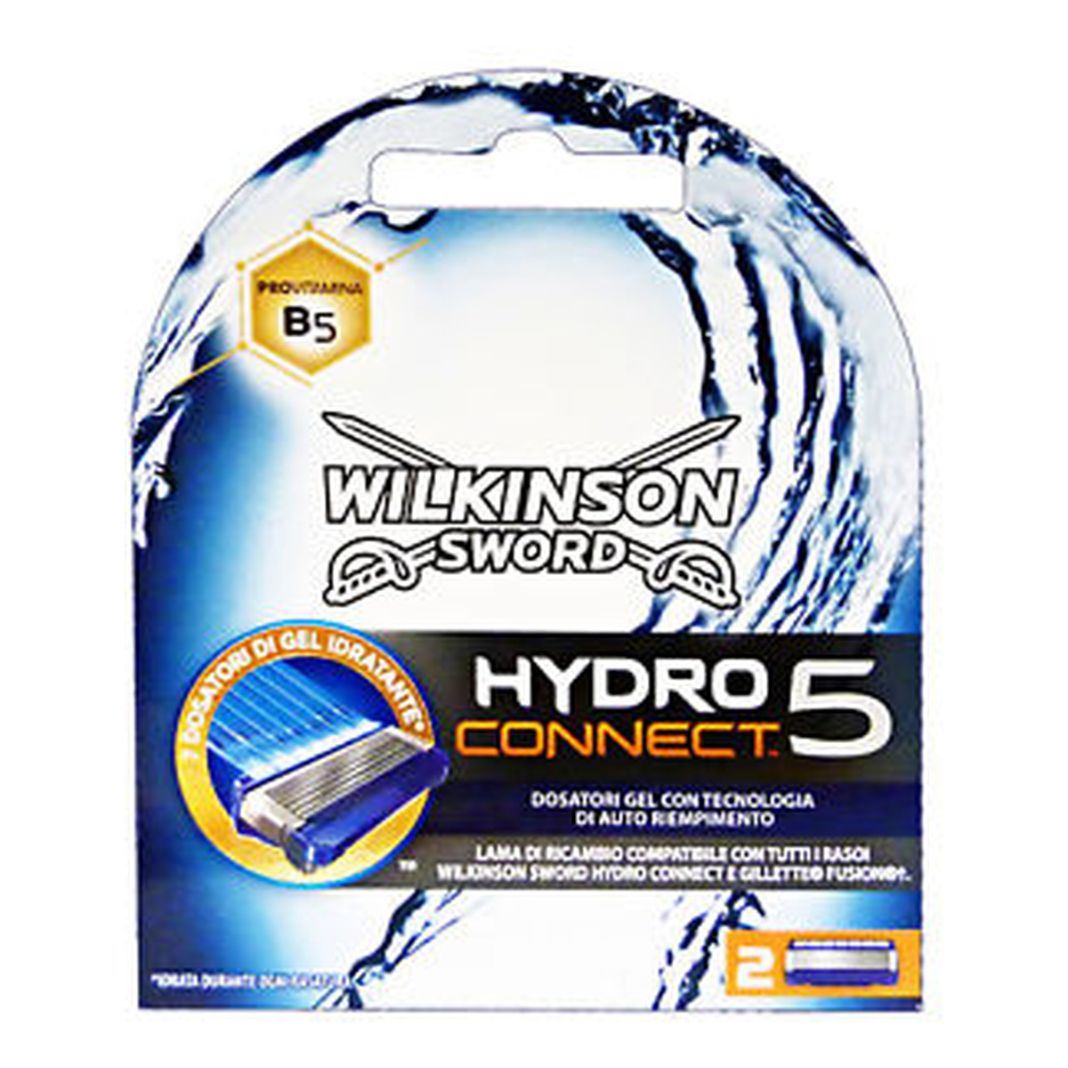 Wilkinson Hydro Connect 5 Wkłady do maszynki 2 sztuki 100ml