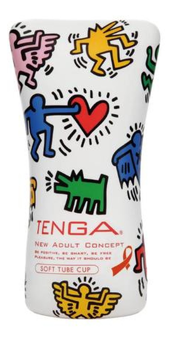 Keith haring soft tube cup jednorazowy masturbator