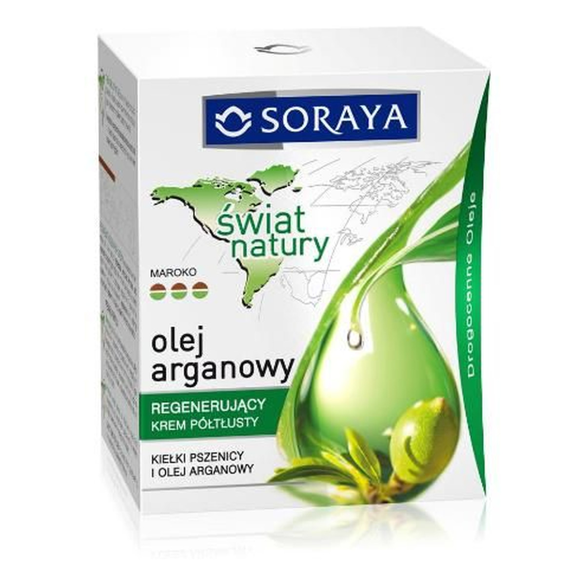 Soraya Olej Arganowy Świat Natury Regenerujący Krem Półtłusty 50ml