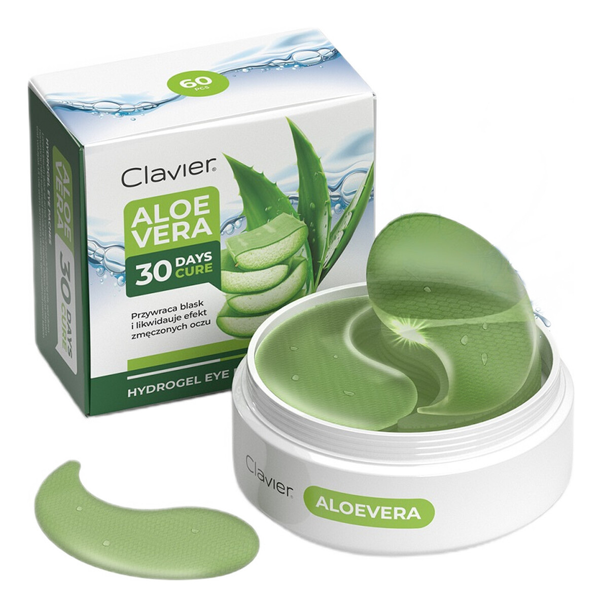 Aloe vera hydrożelowe płatki pod oczy 60szt.