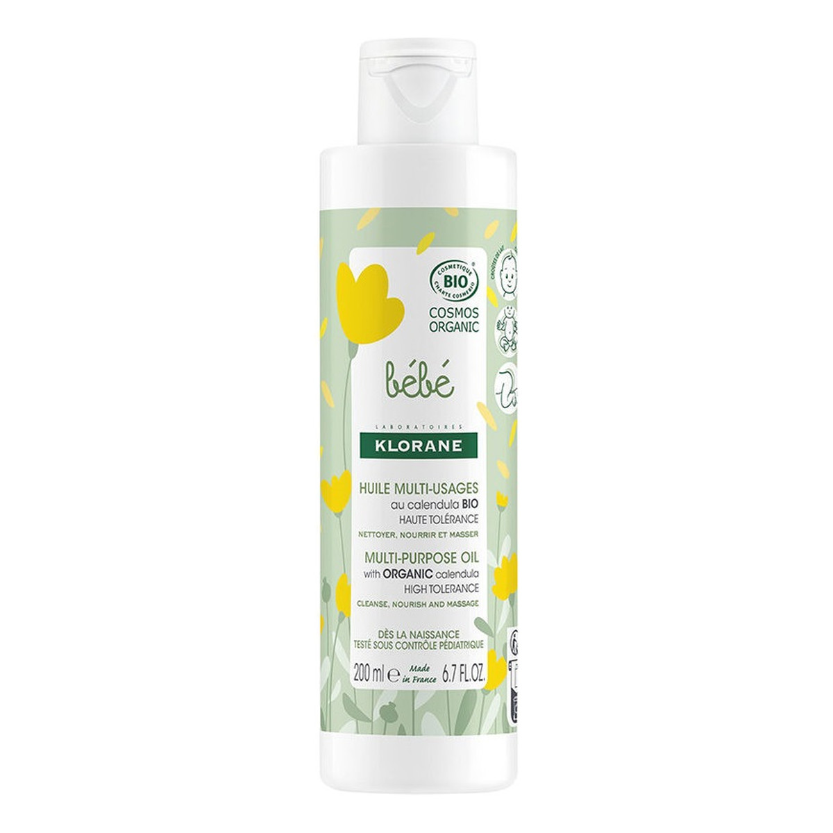 Klorane Bebe Multi-Purpose Oil organiczny Olejek dla dzieci 200ml